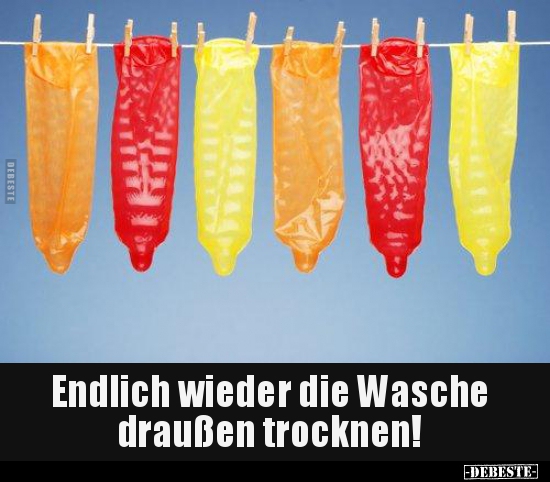 Endlich wieder die Wasche draußen trocknen!.. - Lustige Bilder | DEBESTE.de