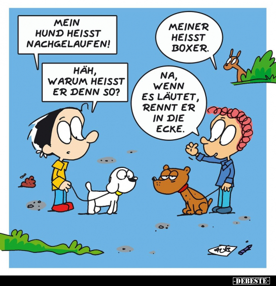 Mein Hund heisst Nachgelaufen!.. - Lustige Bilder | DEBESTE.de
