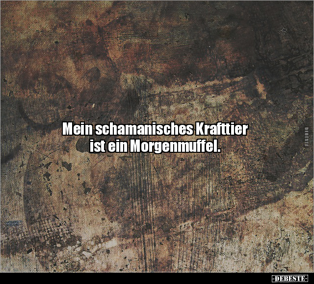 Mein schamanisches Krafttier ist ein Morgenmuffel... - Lustige Bilder | DEBESTE.de
