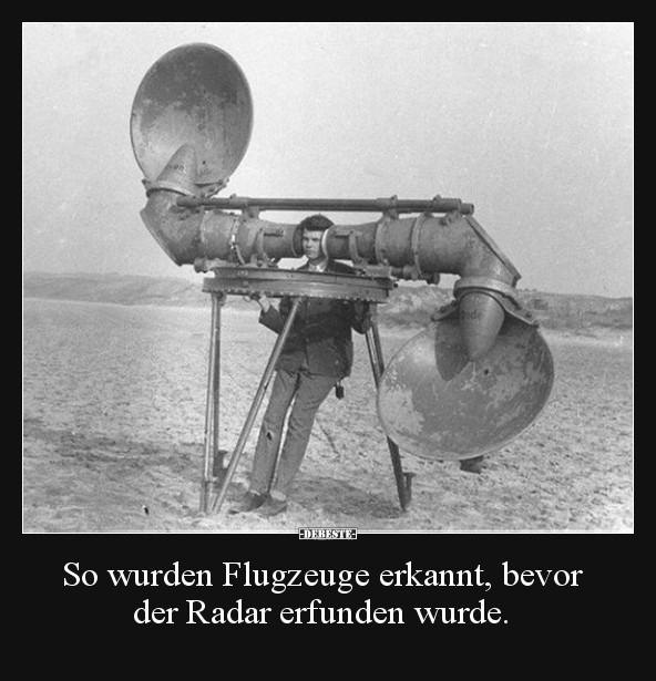 So wurden Flugzeuge erkannt, bevor der Radar erfunden.. - Lustige Bilder | DEBESTE.de