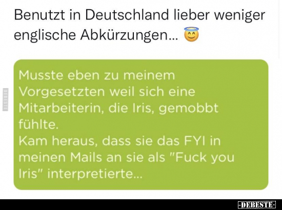 Benutzt in Deutschland lieber weniger englische.. - Lustige Bilder | DEBESTE.de