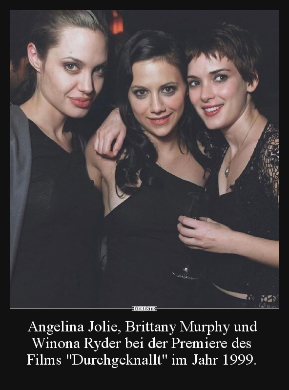Angelina Jolie, Brittany Murphy und Winona Ryder bei der.. - Lustige Bilder | DEBESTE.de