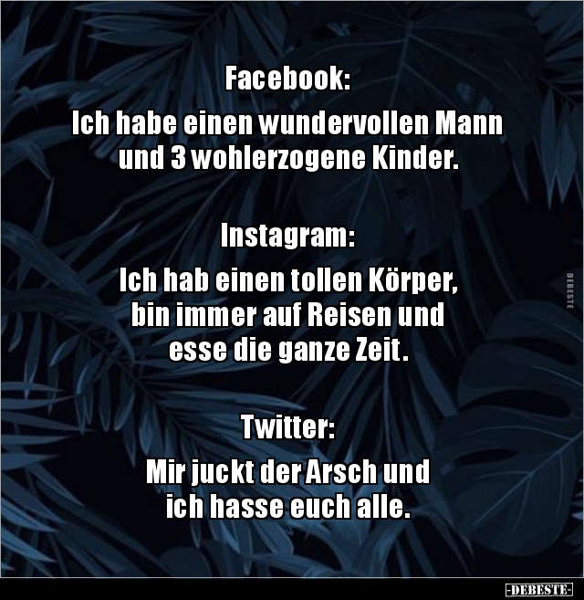 Facebook: Ich habe einen wundervollen Mann und 3.. - Lustige Bilder | DEBESTE.de