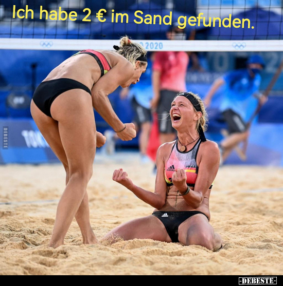 Ich habe 2 € im Sand gefunden... - Lustige Bilder | DEBESTE.de