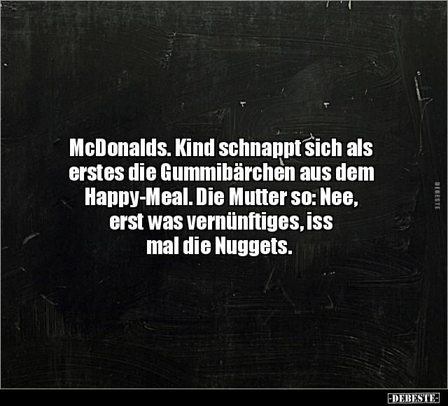 McDonalds. Kind schnappt sich als erstes die Gummibärchen.. - Lustige Bilder | DEBESTE.de