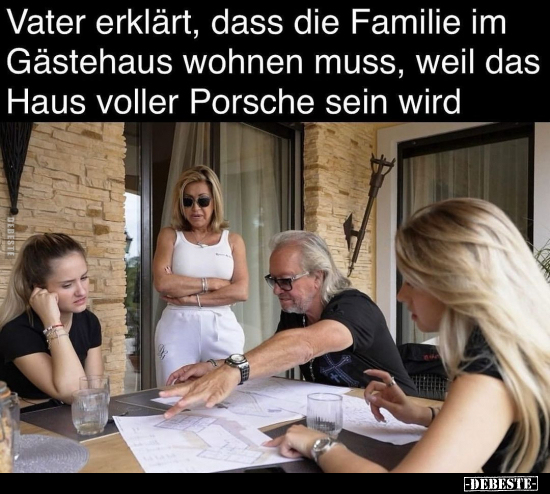 Vater erklärt, dass die Familie im Gästehaus wohnen muss.. - Lustige Bilder | DEBESTE.de
