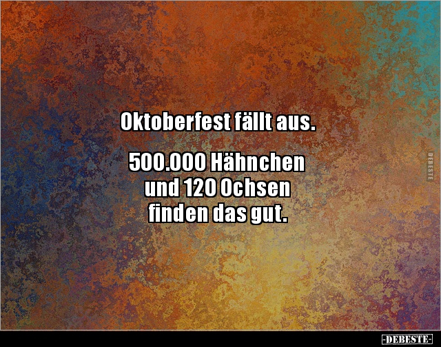 Oktoberfest fällt aus... - Lustige Bilder | DEBESTE.de