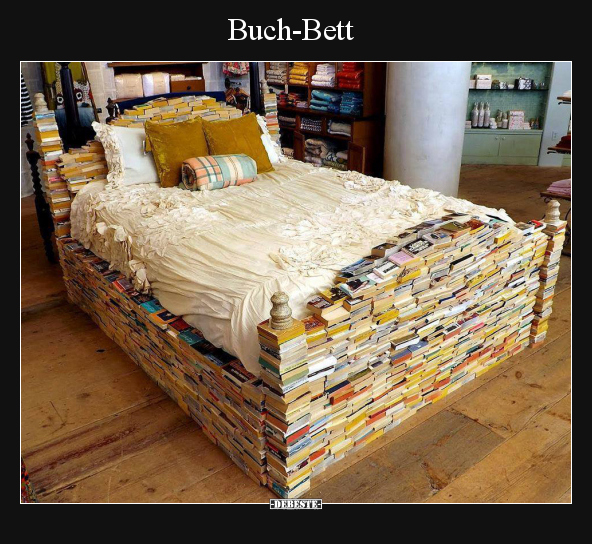 Buch-Bett.. - Lustige Bilder | DEBESTE.de