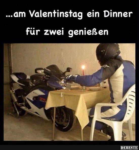 ...am Valentinstag ein Dinner für zwei genießen.. - Lustige Bilder | DEBESTE.de