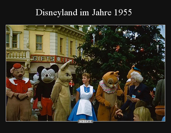 Disneyland im Jahre 1955.. - Lustige Bilder | DEBESTE.de