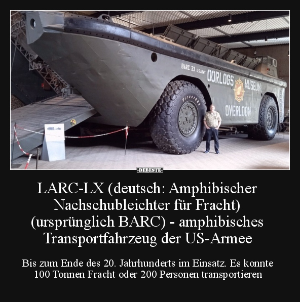 LARC-LX (deutsch: Amphibischer Nachschubleichter für..) - Lustige Bilder | DEBESTE.de