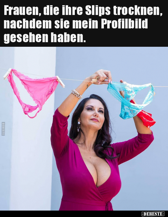 Frauen, die ihre Slips trocknen, nachdem sie mein.. - Lustige Bilder | DEBESTE.de