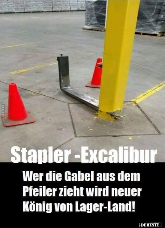 Stapler-Excalibur.. - Lustige Bilder | DEBESTE.de