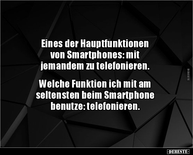 Eines der Hauptfunktionen von Smartphones.. - Lustige Bilder | DEBESTE.de
