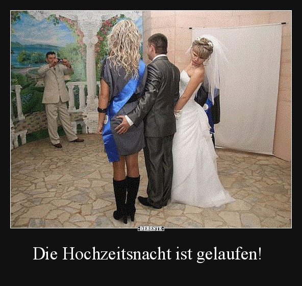 Die Hochzeitsnacht ist gelaufen! - Lustige Bilder | DEBESTE.de