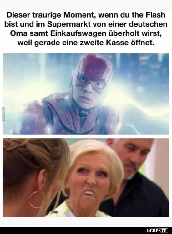 Dieser traurige Moment, wenn du the Flash bist und im.. - Lustige Bilder | DEBESTE.de