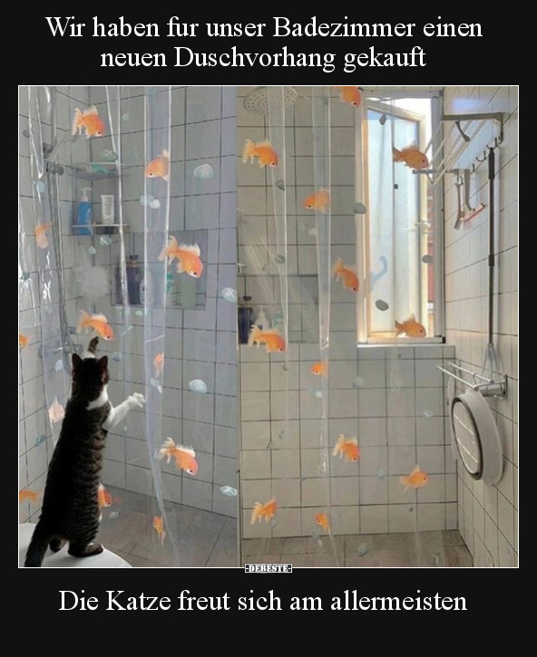 Wir haben fur unser Badezimmer einen neuen Duschvorhang.. - Lustige Bilder | DEBESTE.de