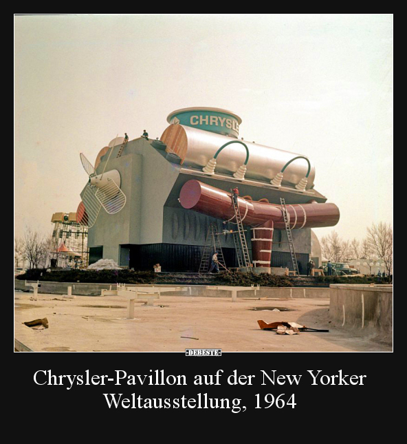 Chrysler-Pavillon auf der New Yorker Weltausstellung, 1964.. - Lustige Bilder | DEBESTE.de