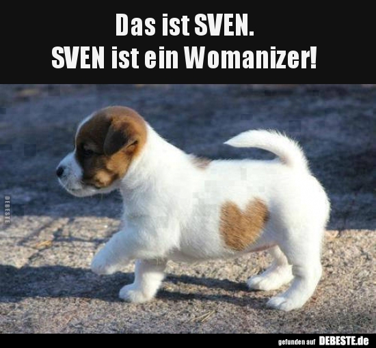 Das ist SVEN. SVEN ist ein Womanizer! - Lustige Bilder | DEBESTE.de
