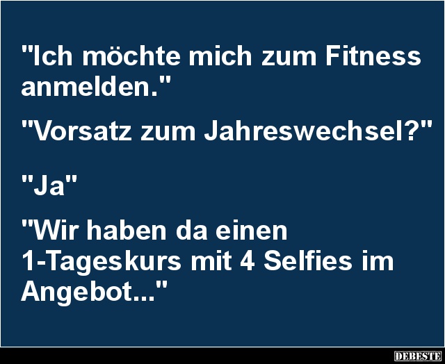 Ich möchte mich zum Fitness anmelden... - Lustige Bilder | DEBESTE.de