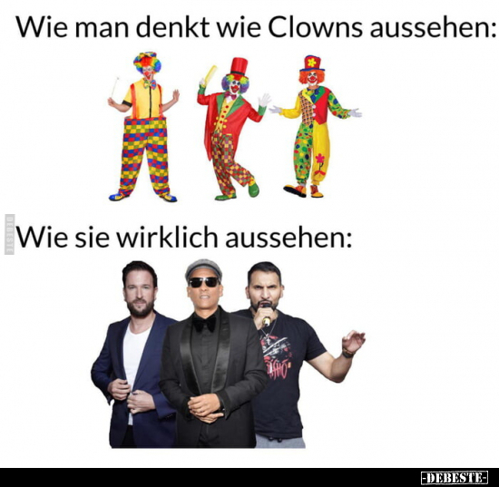 Wie man denkt wie Clowns aussehen.. - Lustige Bilder | DEBESTE.de