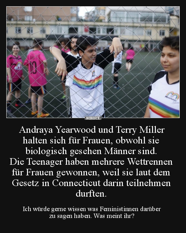 Andraya Yearwood und Terry Miller halten sich für Frauen.. - Lustige Bilder | DEBESTE.de