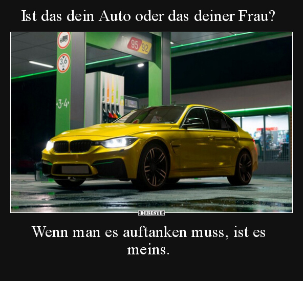 Ist das dein Auto oder das deiner Frau?.. - Lustige Bilder | DEBESTE.de