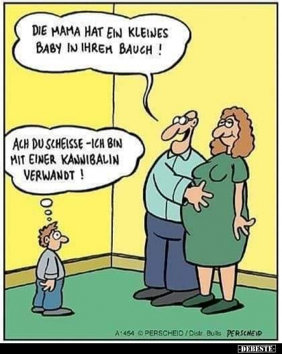 Die Mama hat ein kleines Baby in ihrem Bauch1.. - Lustige Bilder | DEBESTE.de