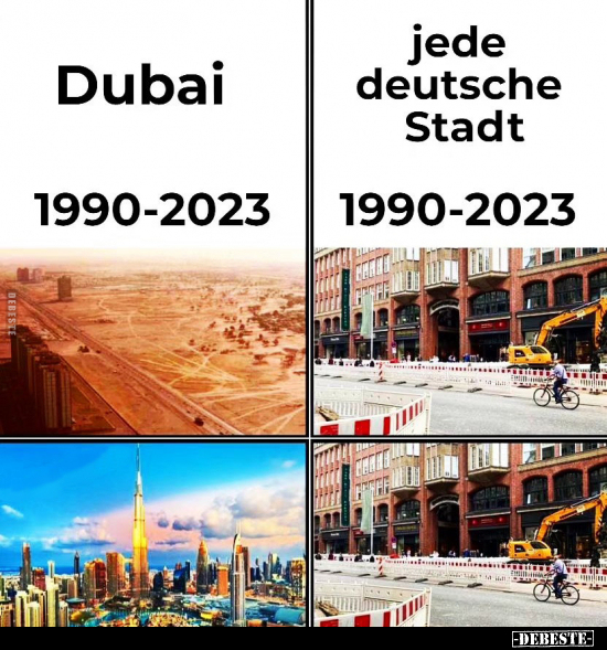 Dubai 1990-2023 - jede deutsche Stadt 1990-2023.. - Lustige Bilder | DEBESTE.de