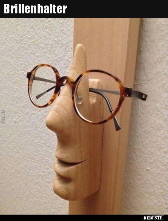 Brillenhalter - Lustige Bilder | DEBESTE.de