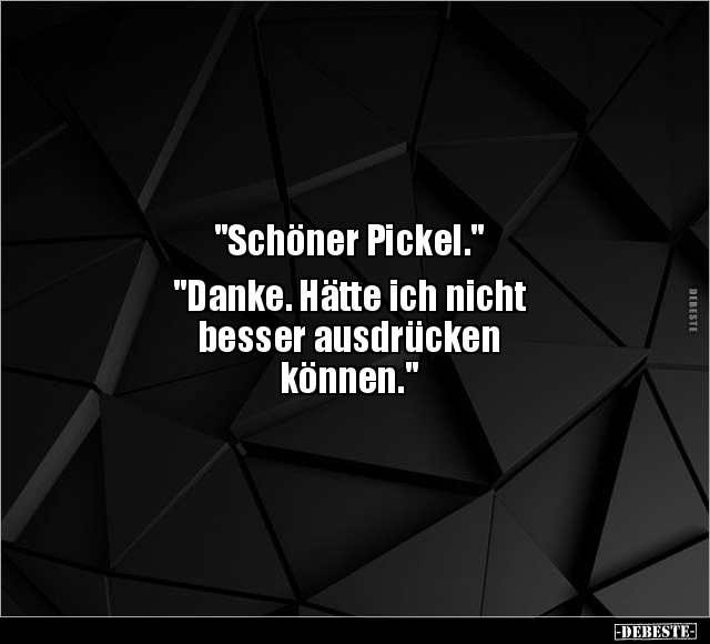 "Schöner Pickel.."  - Lustige Bilder | DEBESTE.de