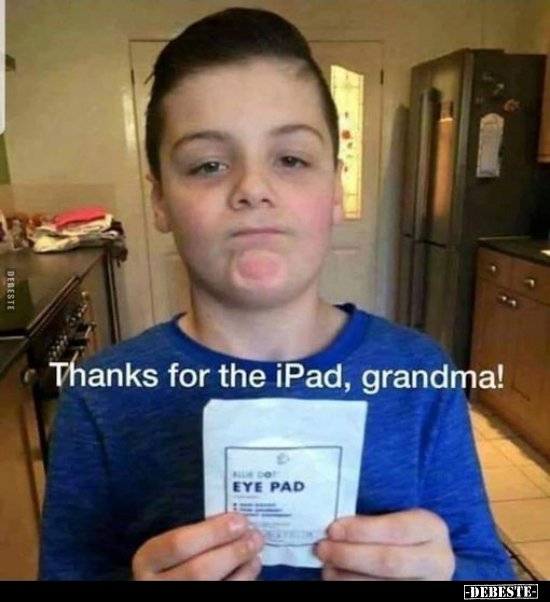Thanks for the iPad, grandma!.. - Lustige Bilder | DEBESTE.de