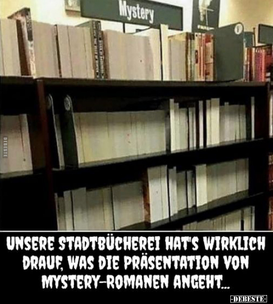 Unsere Stadtbücherei hat's wirklich drauf.. - Lustige Bilder | DEBESTE.de