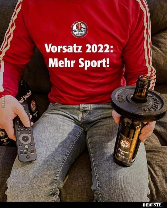 Vorsatz 2022: Mehr Sport!.. - Lustige Bilder | DEBESTE.de