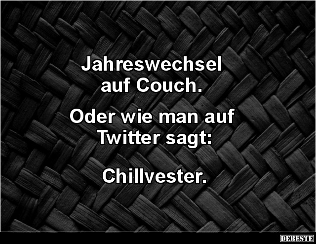 Jahreswechsel auf Couch. Oder wie man auf Twitter sagt.. - Lustige Bilder | DEBESTE.de