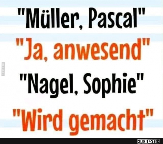 "Müller, Pascal".. - Lustige Bilder | DEBESTE.de