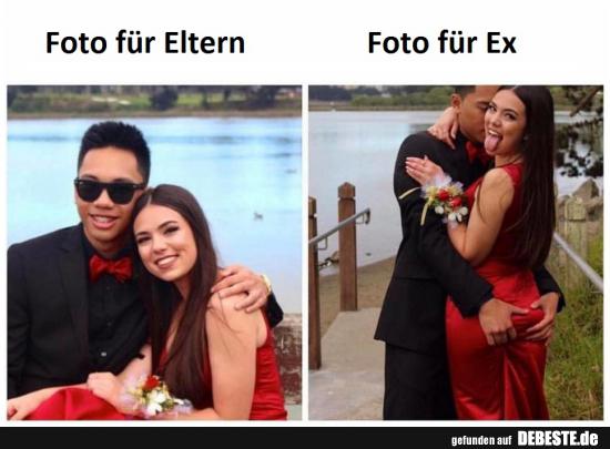 Foto für Eltern  vs.  Foto für Ex.. - Lustige Bilder | DEBESTE.de