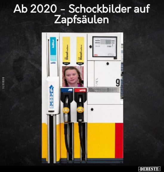 Ab 2020 — Schockbilder auf Zapfsäulen.. - Lustige Bilder | DEBESTE.de