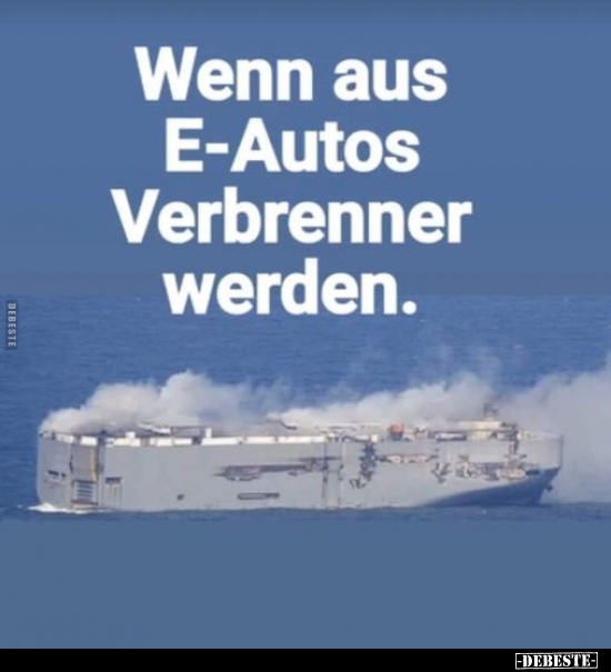 Wenn aus E-Autos Verbrenner werden... - Lustige Bilder | DEBESTE.de