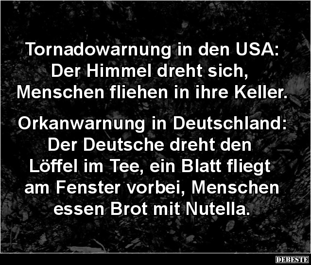 Tornadowarnung in den USA.. - Lustige Bilder | DEBESTE.de