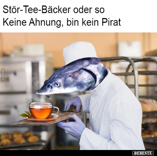 Stör-Tee-Bäcker oder so Keine Ahnung, bin kein Pirat.. - Lustige Bilder | DEBESTE.de