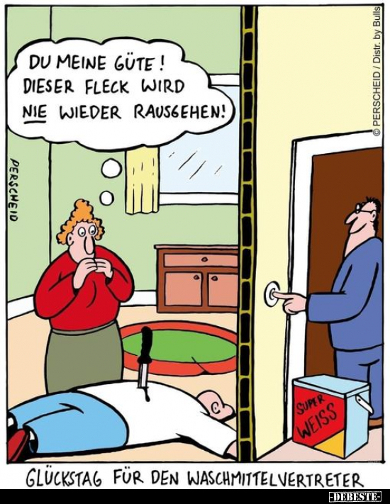 Glückstag für den Waschmittelvertreter.. - Lustige Bilder | DEBESTE.de