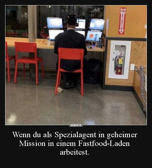Wenn du als Spezialagent in geheimer Mission in einem.. - Lustige Bilder | DEBESTE.de