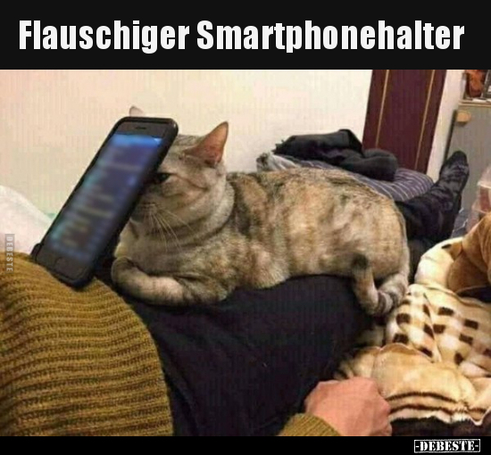 Flauschiger Smartphonehalter.. - Lustige Bilder | DEBESTE.de