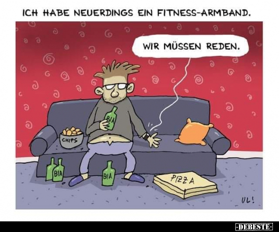 Ich habe neuerdings ein Fitness-Armband... - Lustige Bilder | DEBESTE.de