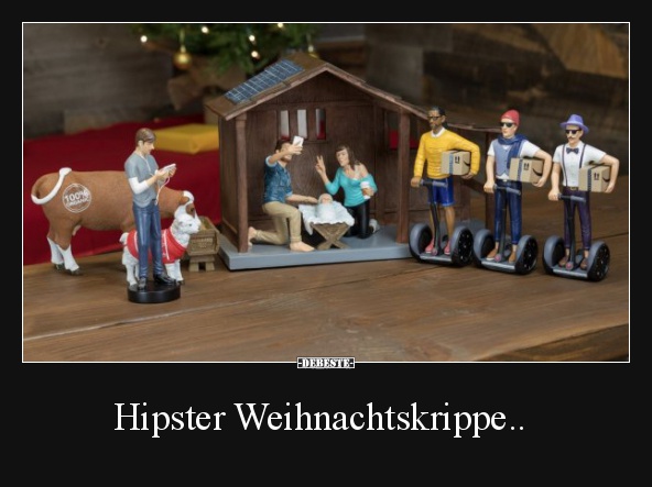 Hipster Weihnachtskrippe.. - Lustige Bilder | DEBESTE.de
