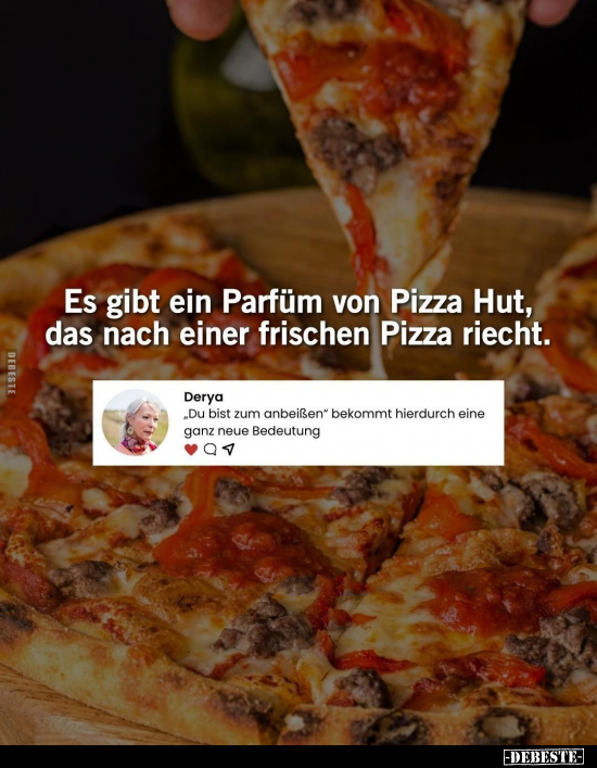 Es gibt ein Parfüm von Pizza Hut.. - Lustige Bilder | DEBESTE.de
