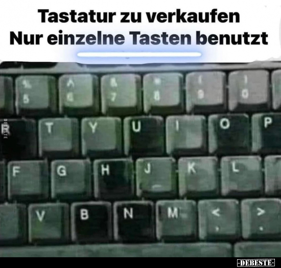 Tastatur zu verkaufen.. - Lustige Bilder | DEBESTE.de