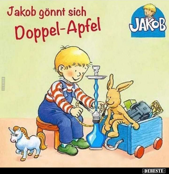 Jakob gönnt sich Doppel-Apfel.. - Lustige Bilder | DEBESTE.de