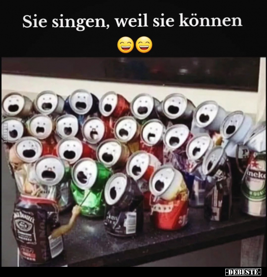 Sie singen, weil sie können.. - Lustige Bilder | DEBESTE.de
